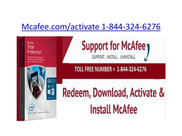 mcafee com activate 1 844 324 6276