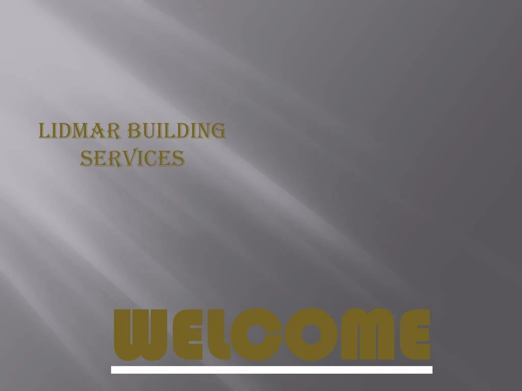 lidmar building services