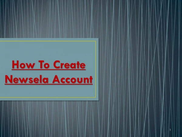 How to create an newsela account