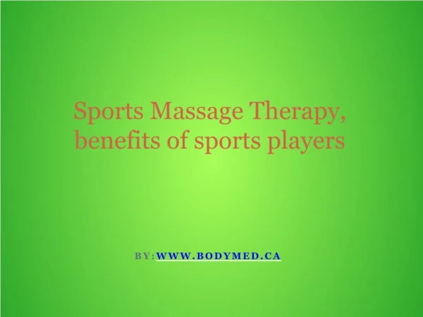 Sports Therapy & Physiotherapy services