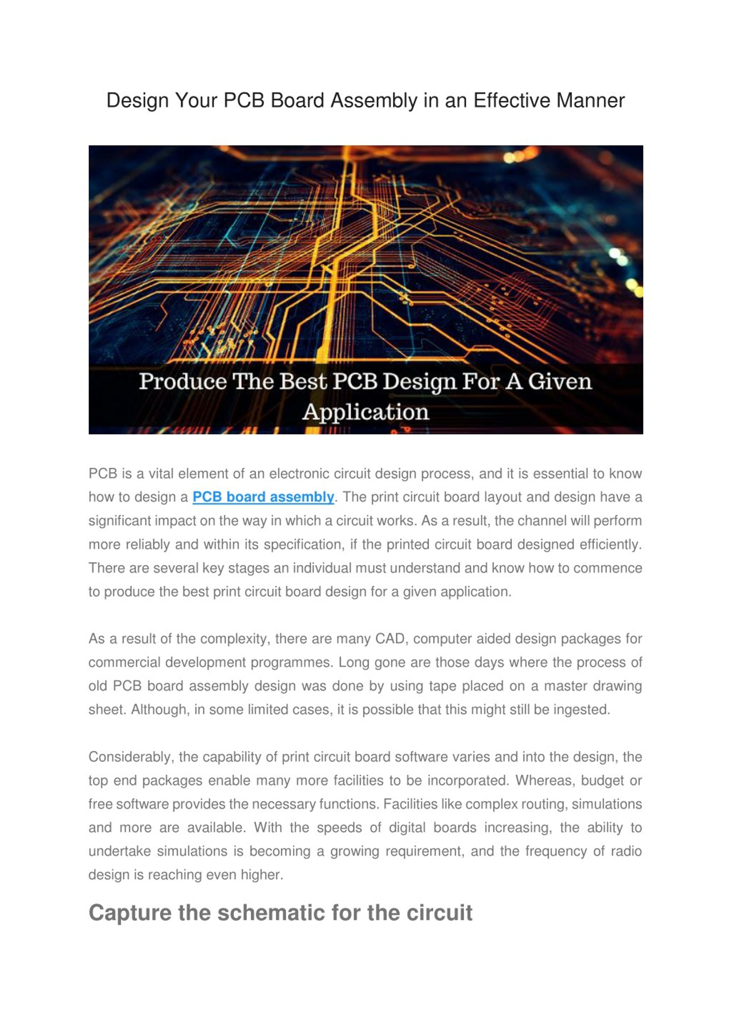 PPT - Design Your PCB Board Assembly in an Effective Manner PowerPoint ...