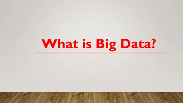 Big Data Training | Big Data Courses | Big Data Online Courses