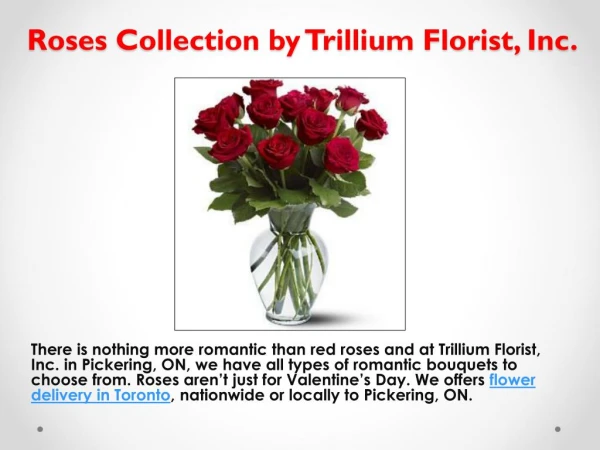 Roses Collection - by Trillium Florist, Inc