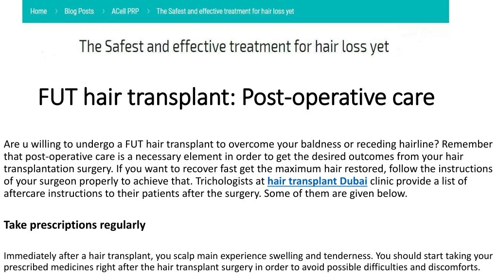 fut hair transplant post fut hair transplant post