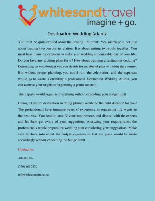 Destination Wedding Atlanta - slide 1