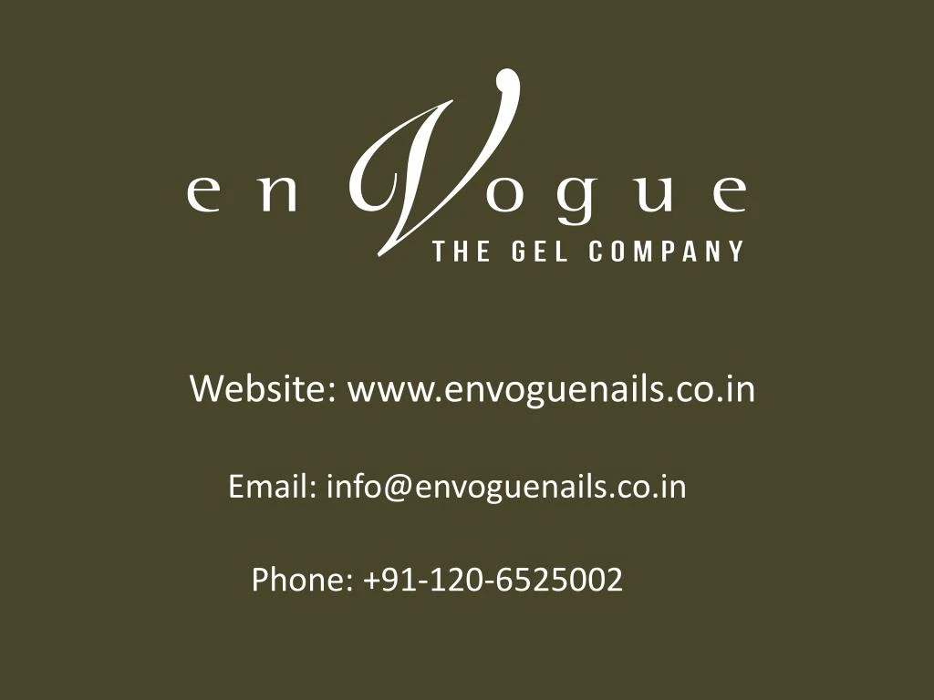 website www envoguenails co in