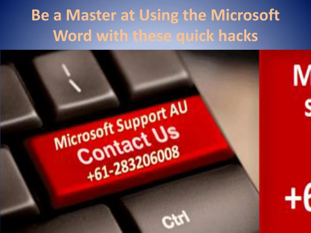 be a master at using the microsoft word with these quick hacks