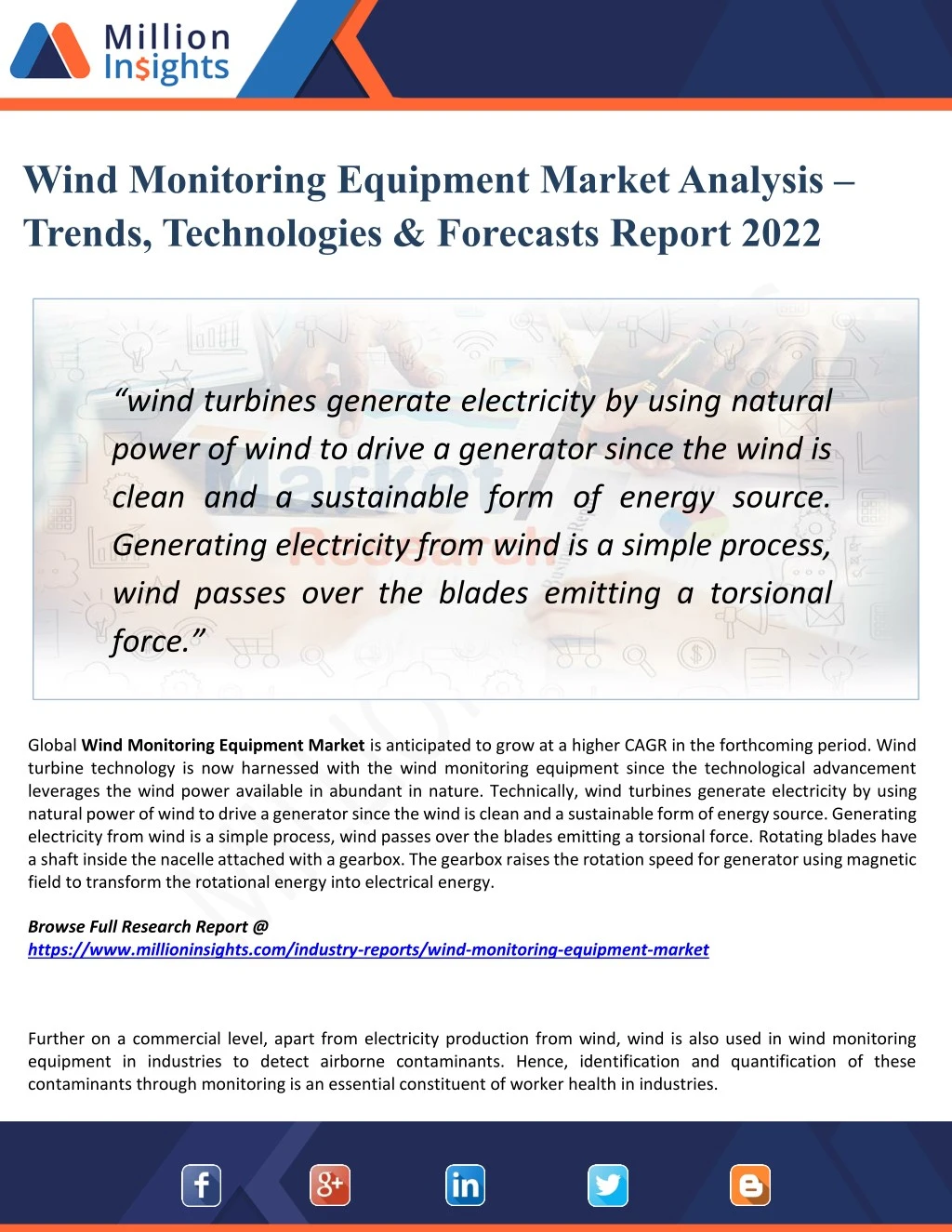 wind monitoring equipment market analysis trends
