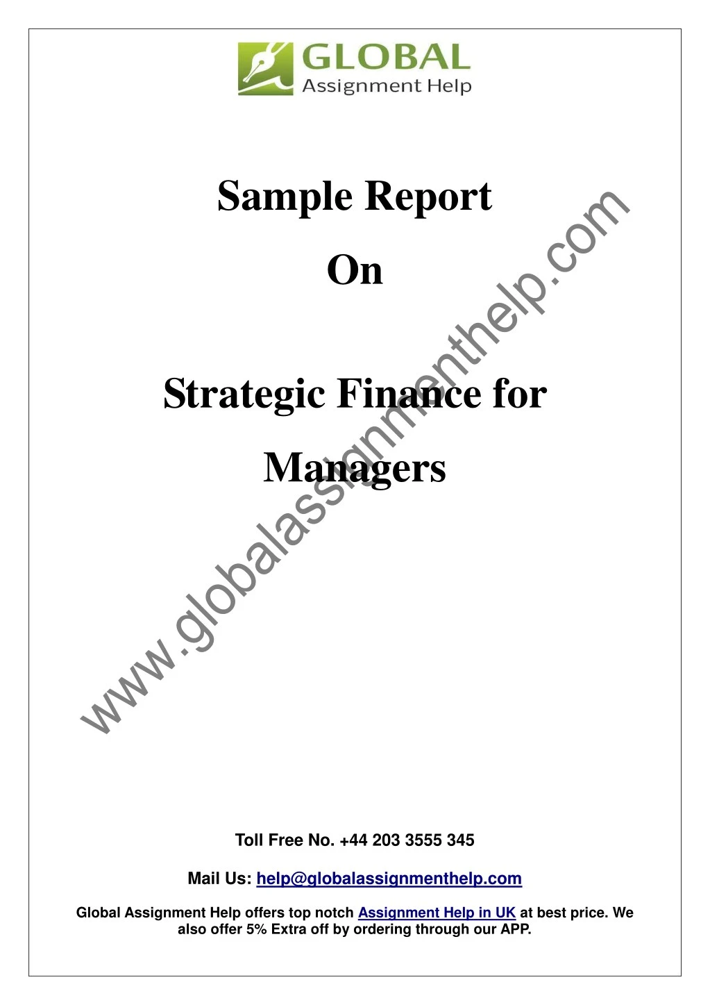 sample report