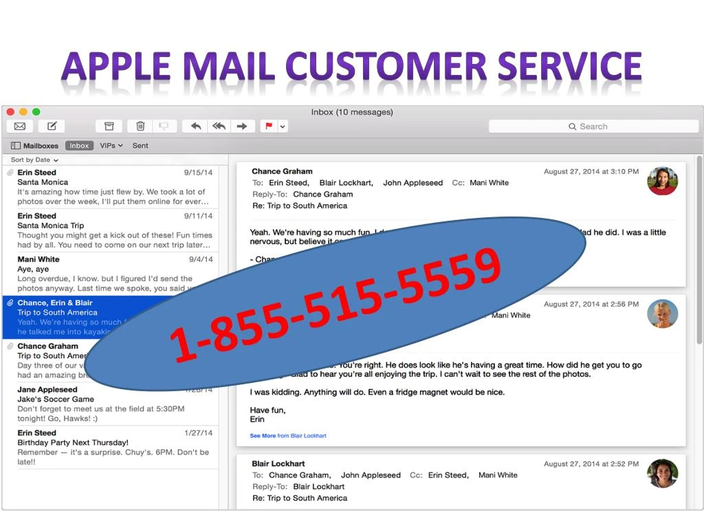apple mail customer service