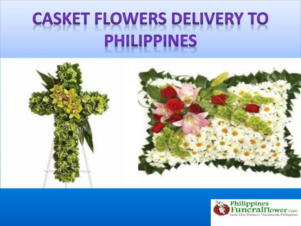 casket flowers delivery to philippines