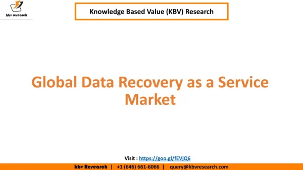 Data Recovery as a Service Market Size to reach $4.1 billion by 2024