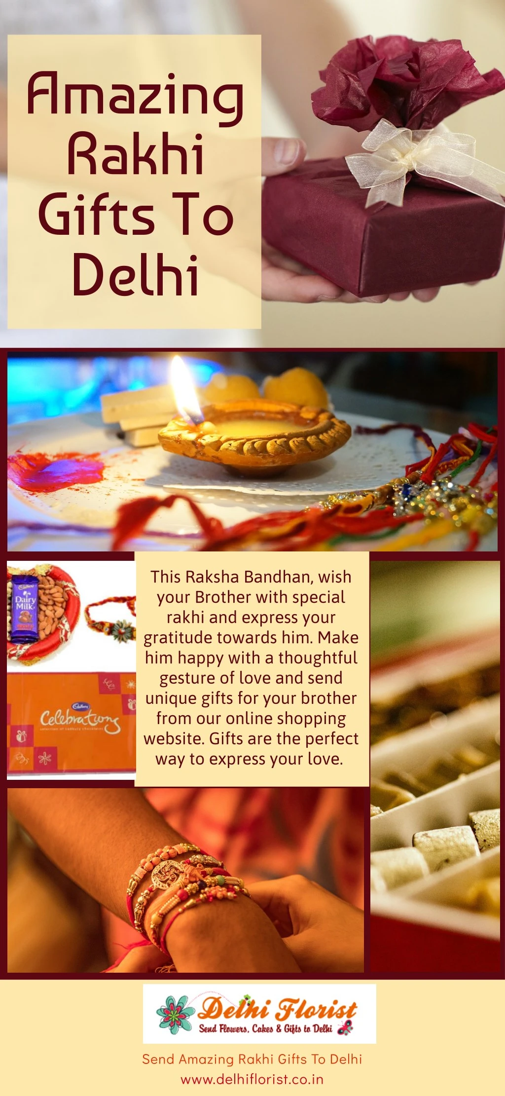 amazing rakhi gifts to delhi