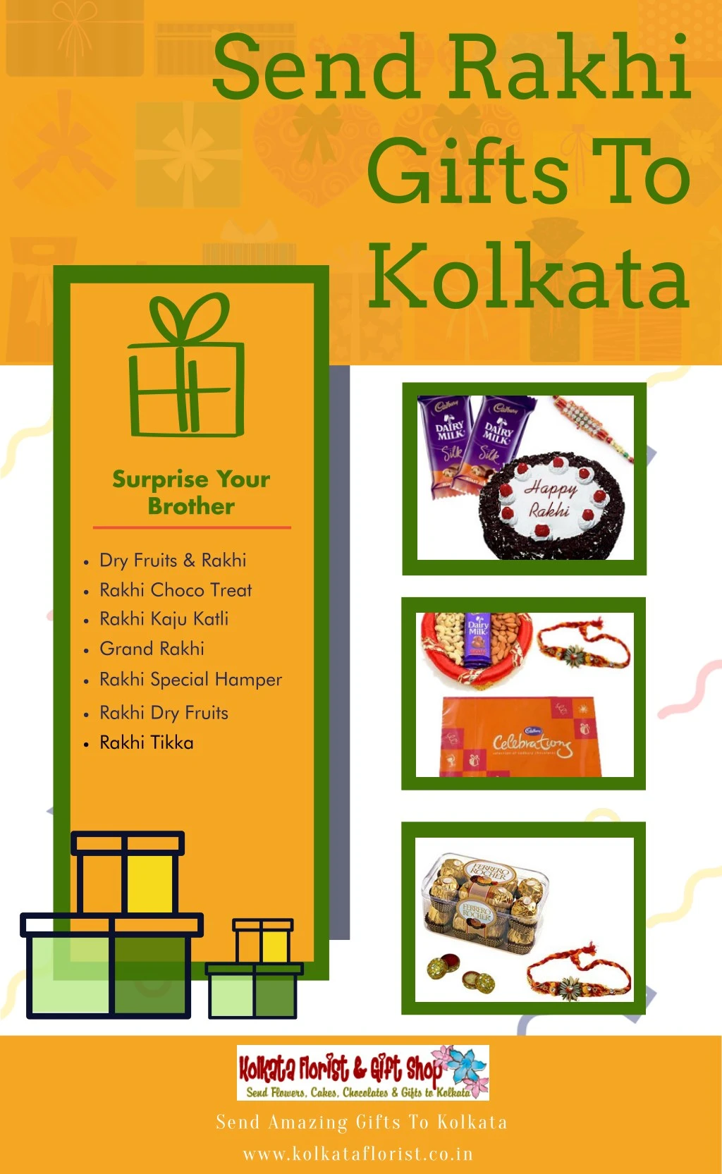 send rakhi gifts to kolkata