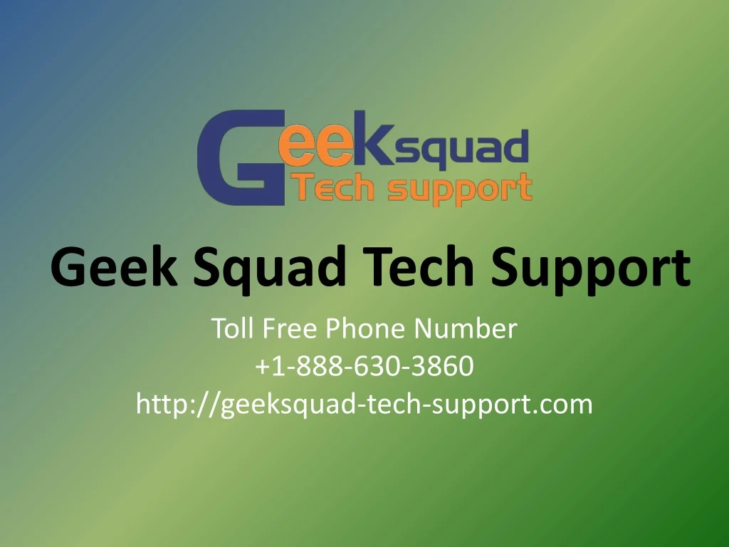 geek squad tech support toll free phone number
