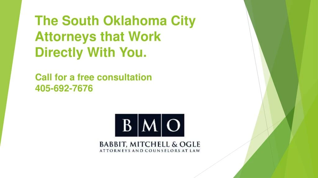 the south oklahoma city a ttorneys that work