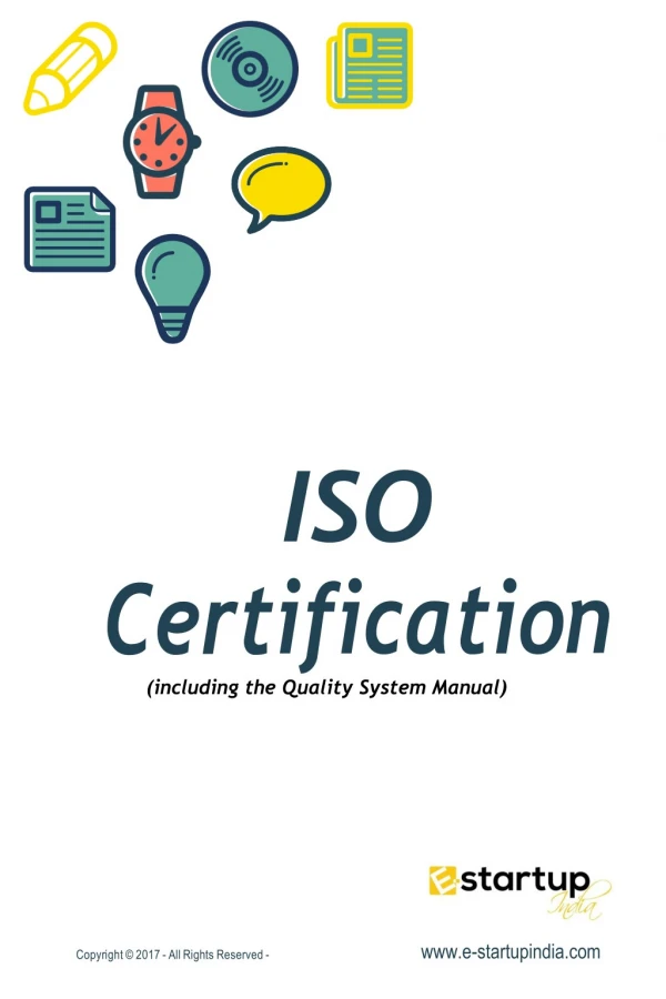 Get a complete guide of ISO certification 9001.