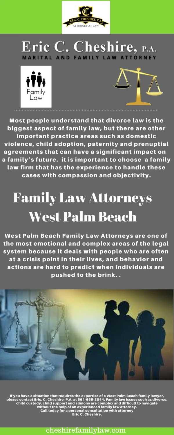 Family Law- Eric C. Cheshire P.A.
