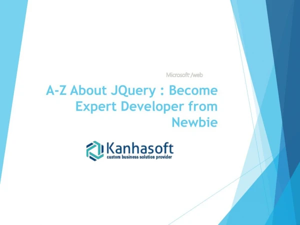 A to Z about JQuery - Become Newbie to Expert Java Developer
