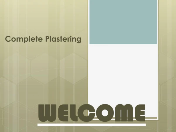 Get the top Plasterer in Leicester