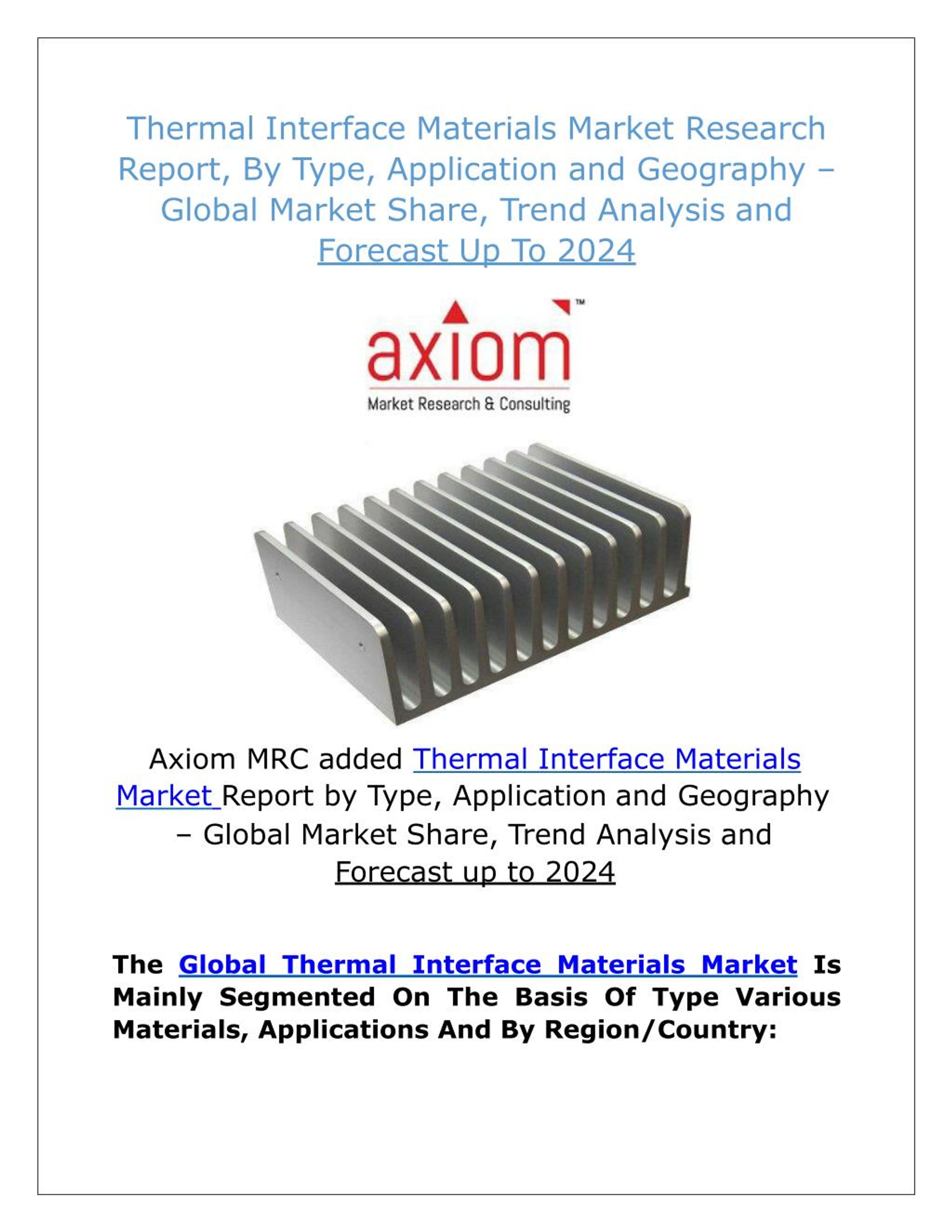 PPT - Thermal Interface Materials Market Growth Analysis and Future ...