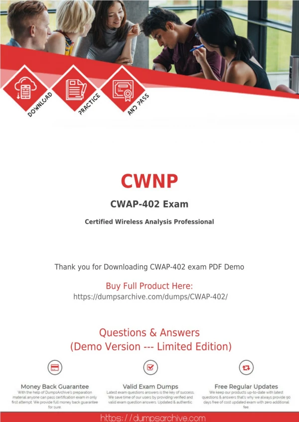 [Latest] CWNP CWAP-402 Dumps DumpsArchive New CWAP-402 Questions