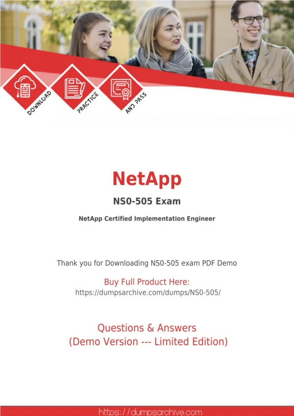 NS0-505 Dumps - NetApp NS0-505 Exam Questions - DumpsArchive