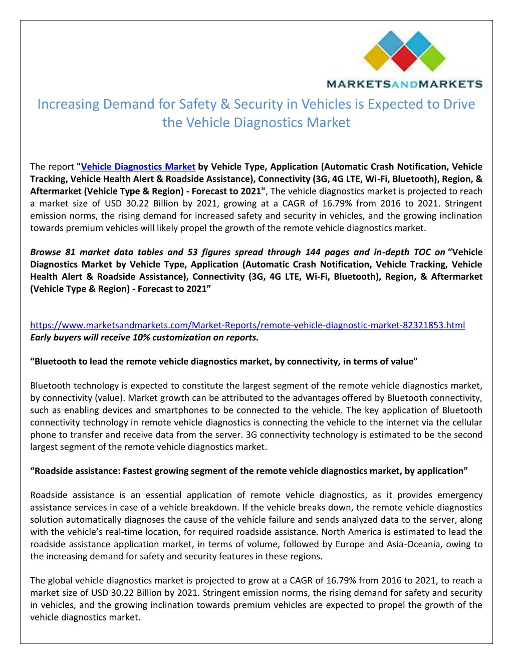 increasing demand for safety security in vehicles