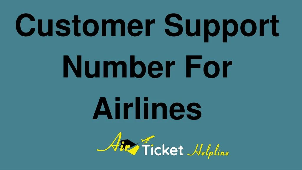 customer support number for airlines
