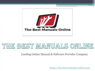 Instant Download Service Manual - slide 1