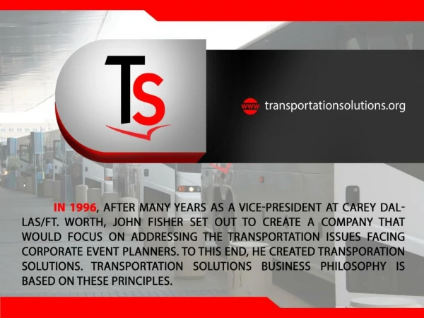 Customized group transportation services