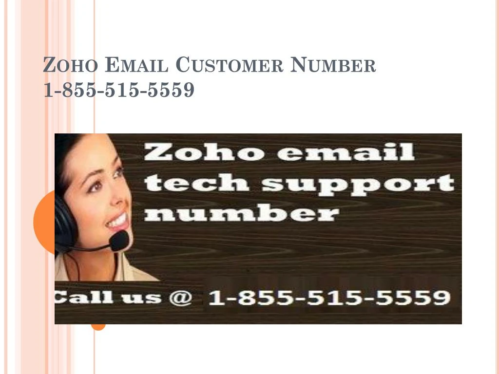 zoho e mail customer number 1 855 515 5559