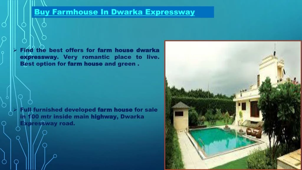 buy farmhouse in dwarka expressway