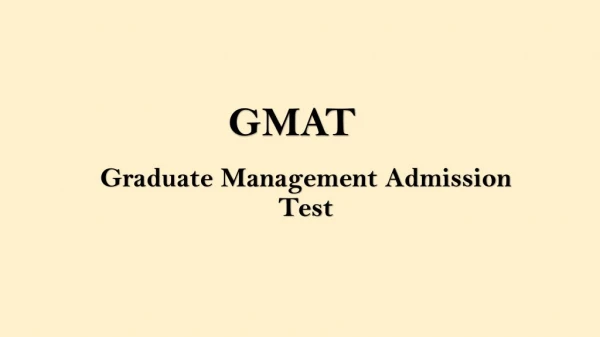 GMAT Classes in Delhi