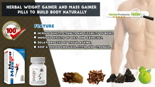Herbal Weight Gainer and Mass Gainer Pills to Build Body Naturally