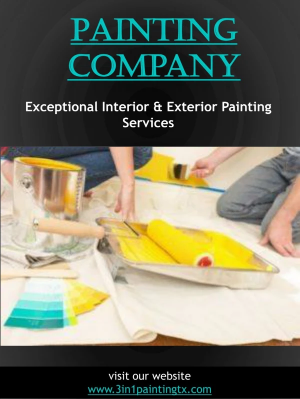 Painting Company | 3in1paintingtx.com
