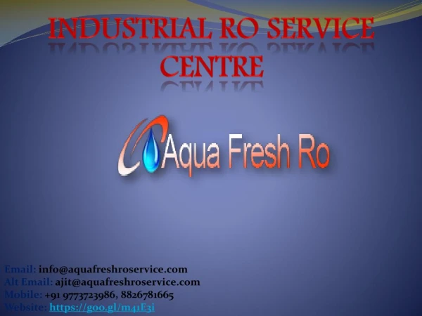 Industrial Ro Service Centre in Najafgarh, Delhi @9773723986