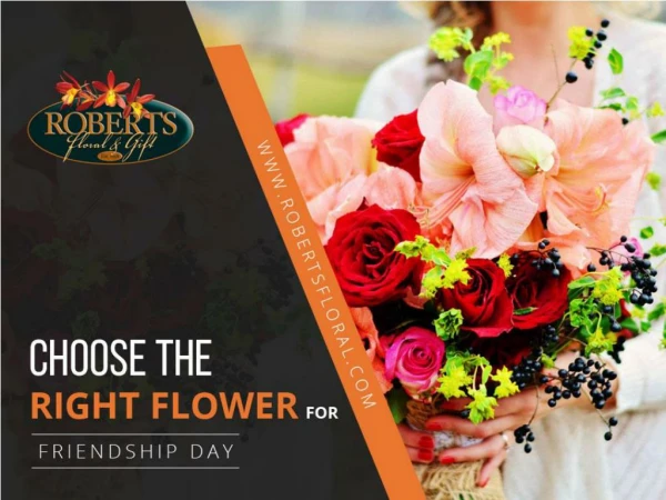Choose the Right Flower for Friendship Day from Bismarck Florists