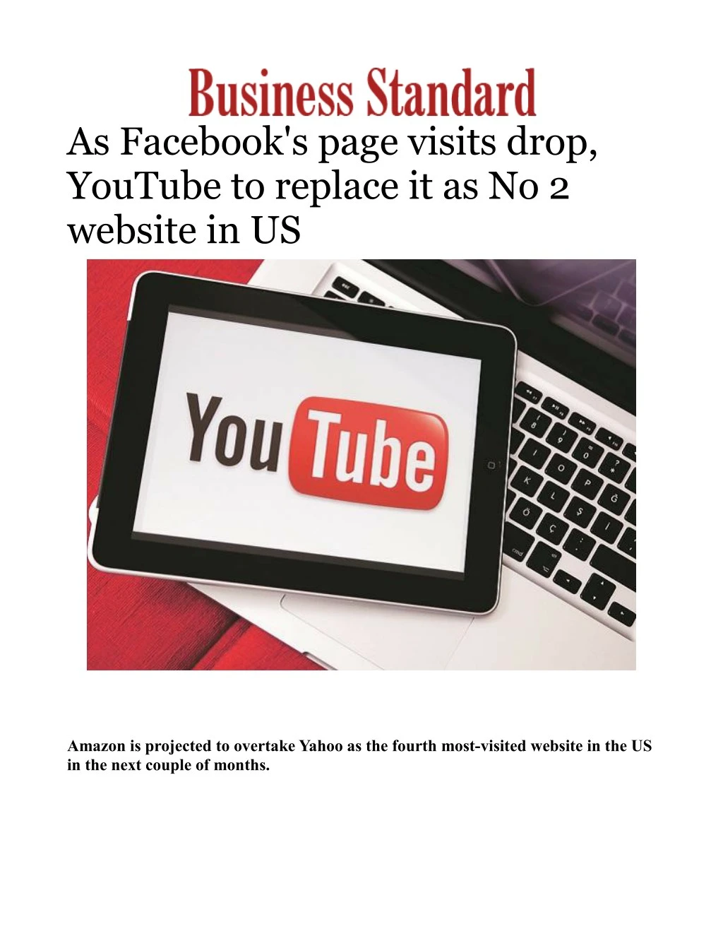 as facebook s page visits drop youtube to replace