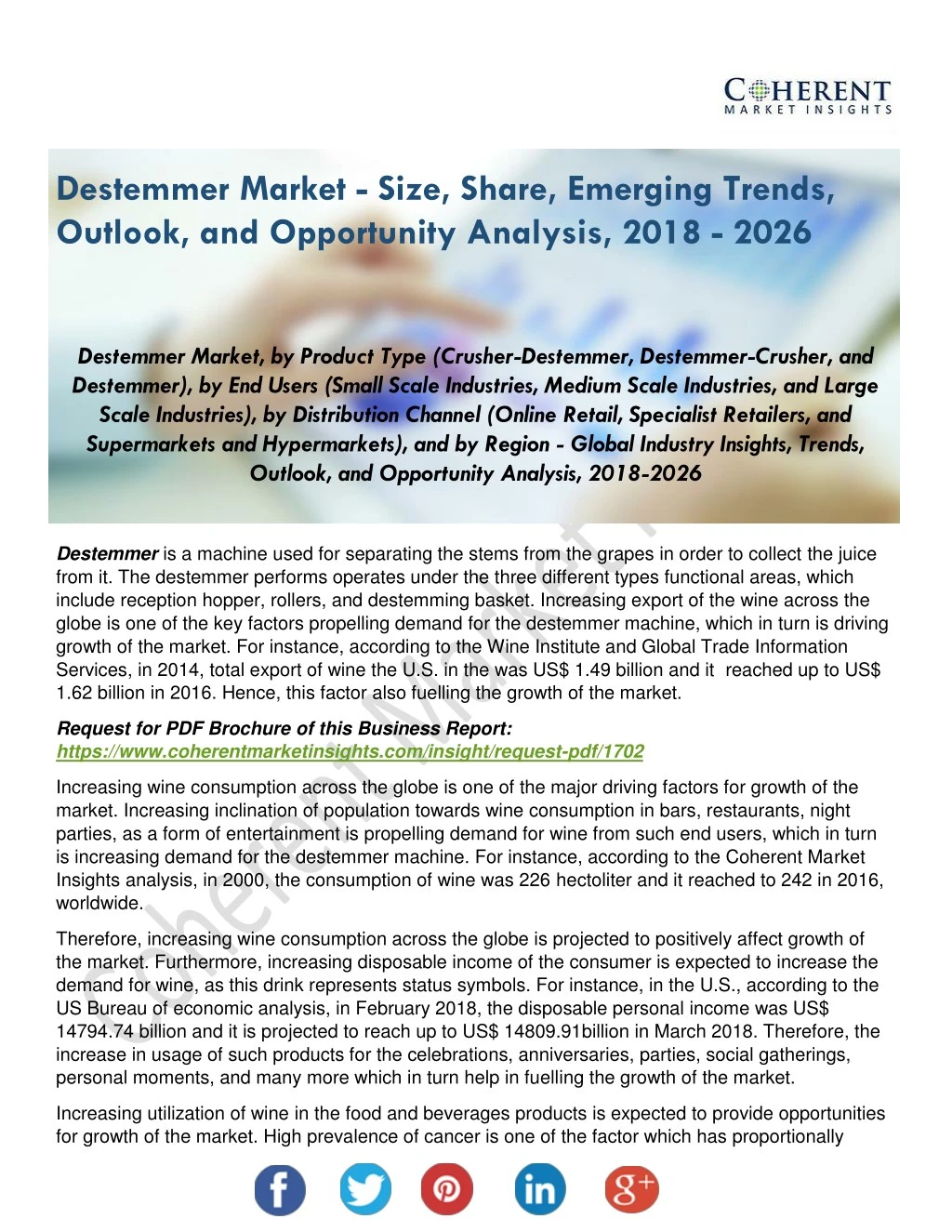 destemmer market size share emerging trends