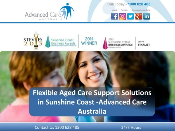 Flexible Aged Care Support Solutions in Sunshine Coast -Advanced Care Australia