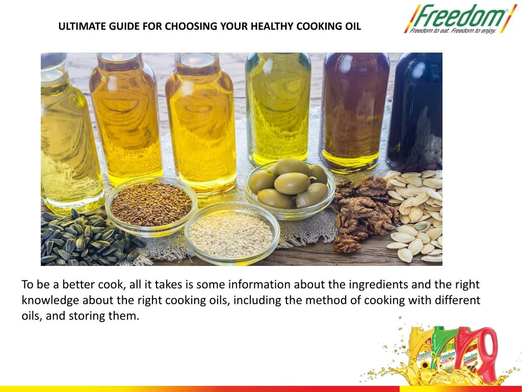 ultimate guide for choosing your healthy cooking