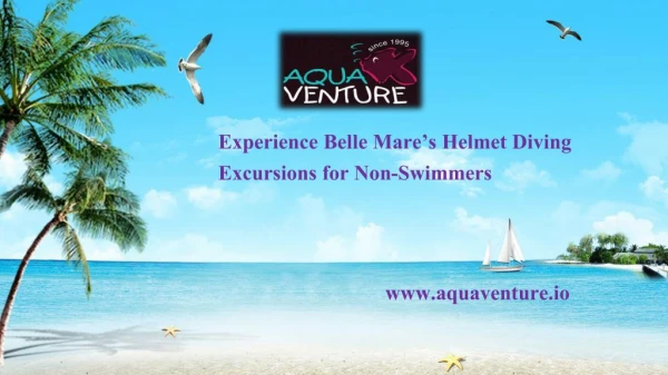 Experience Belle Mare's Helmet Diving Excursions for Non-Swimmers
