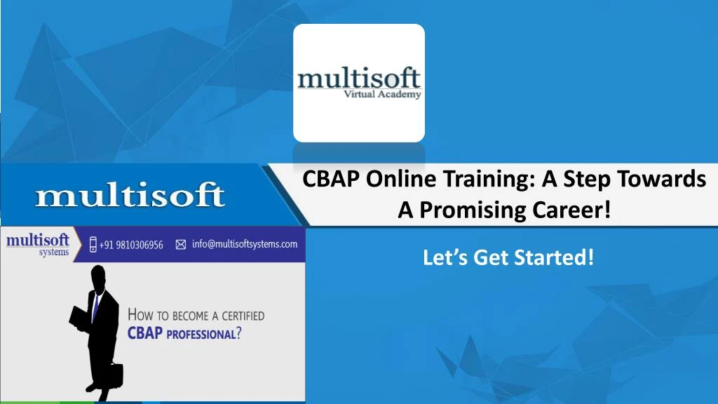 cbap online training a step towards a promising career