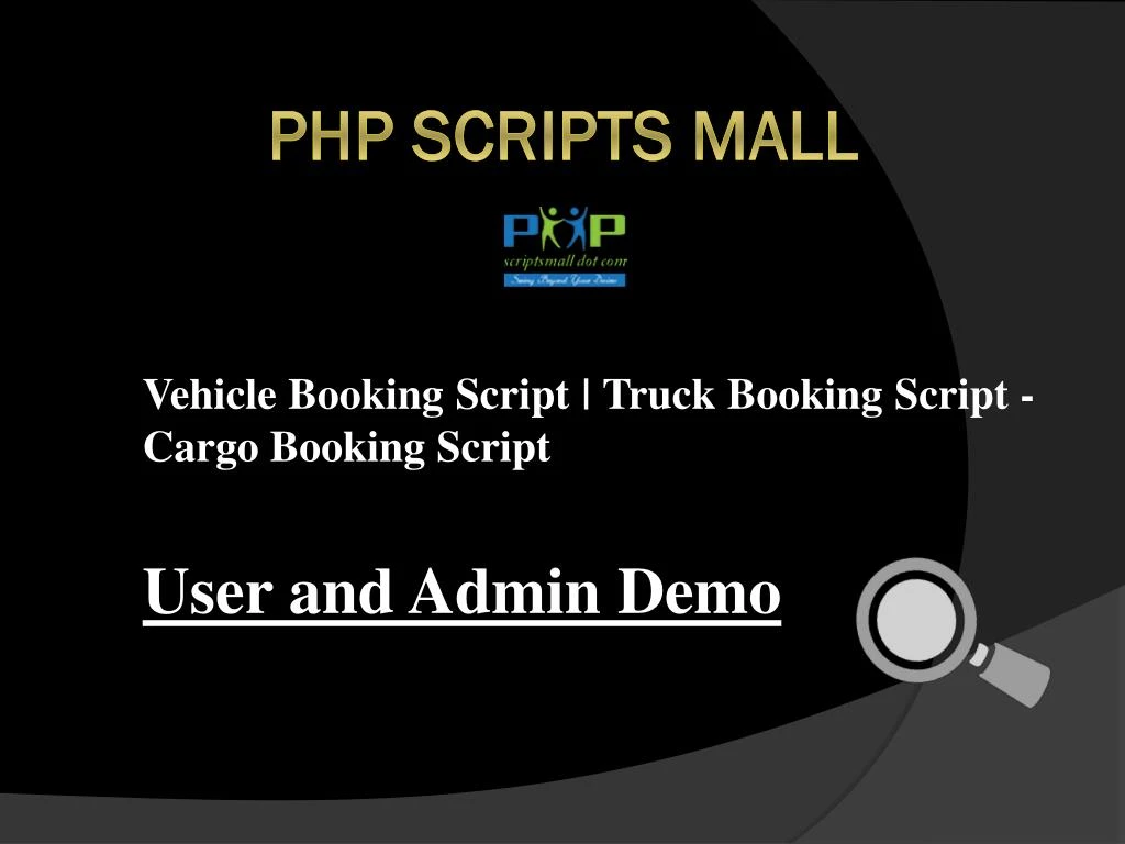 vehicle booking script truck booking script cargo booking script