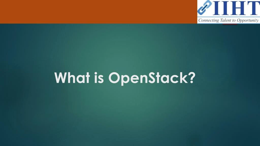 what is openstack