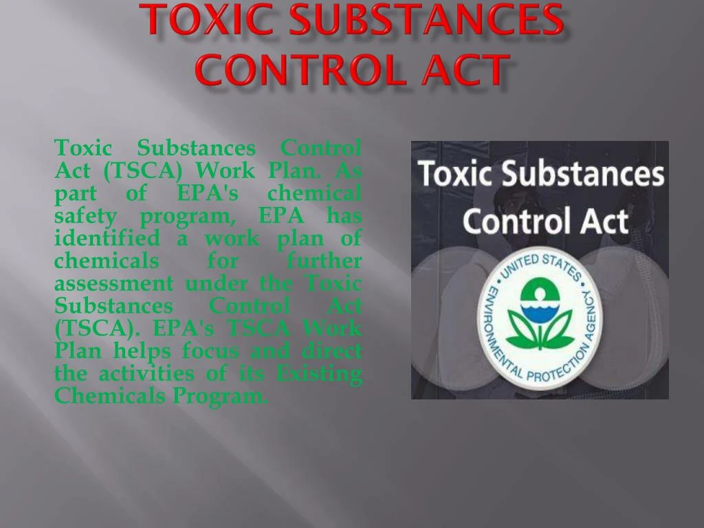 toxic substances control act