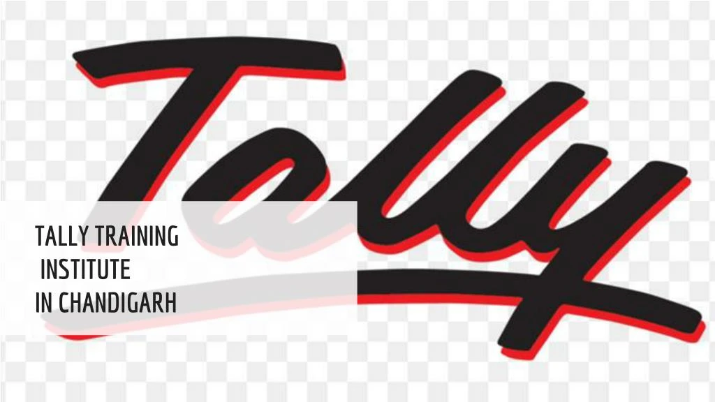 tally training institute in chandigarh