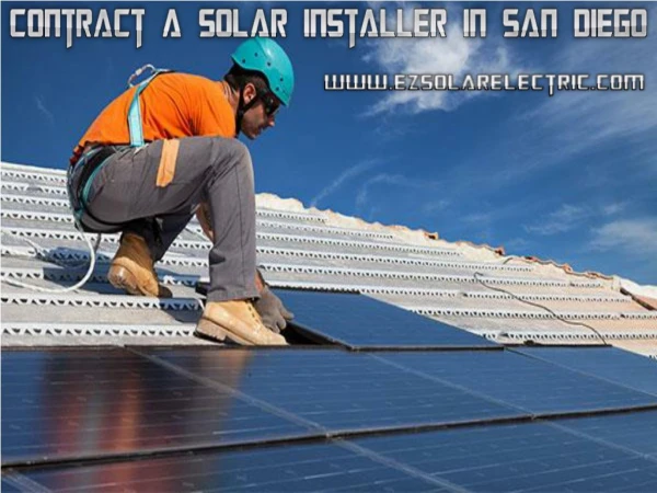 Contract a Solar Installer in San Diego