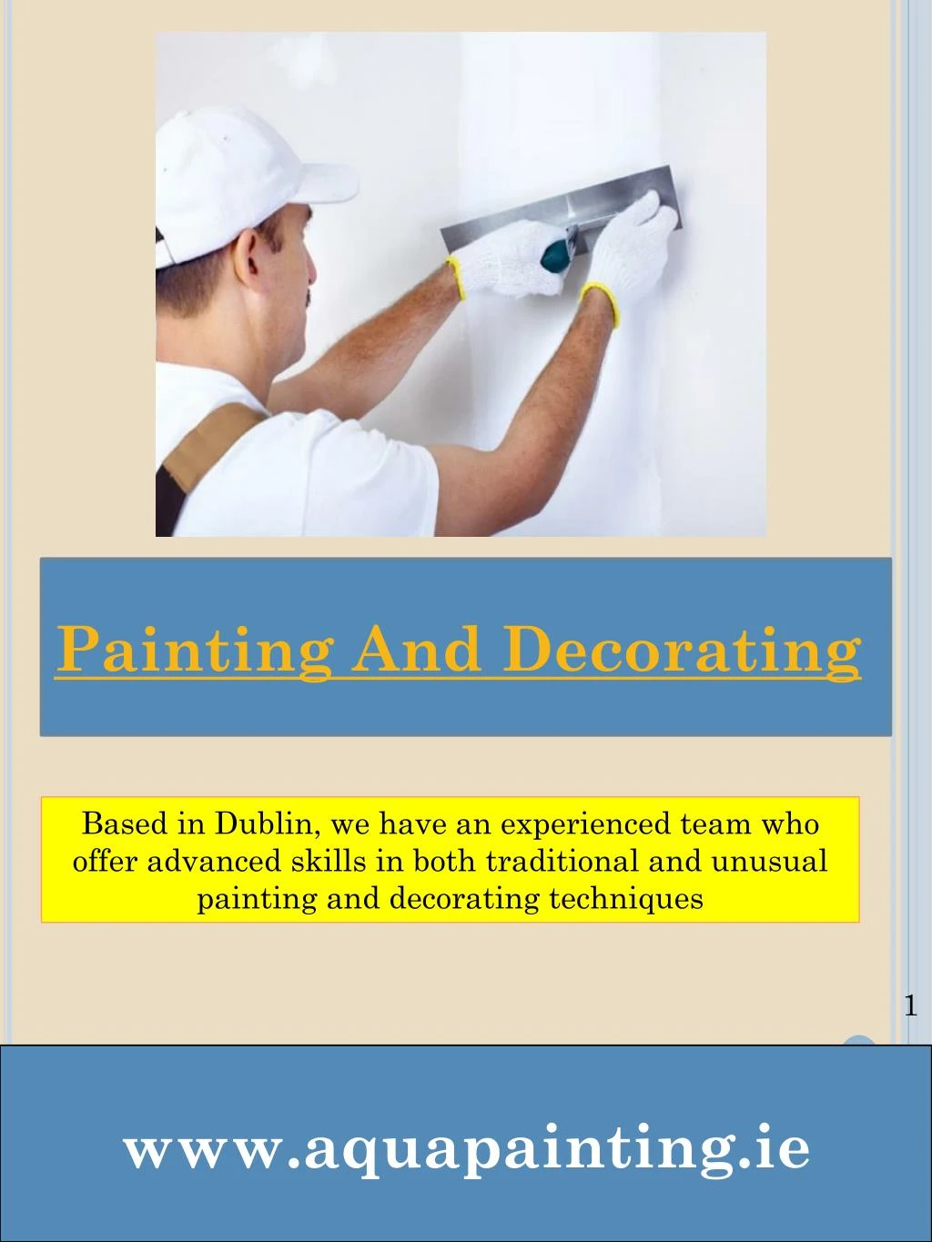 painting and decorating